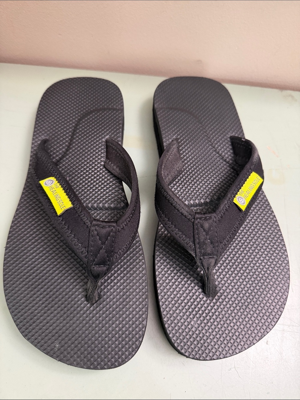 The Healing Sole Black Flip Flops 7